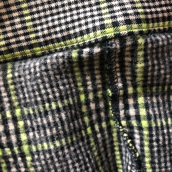 Urban Outfitters Plaid Slim Fit Flare Leg Pants Size US 0/UK 4 - Picture 9 of 15